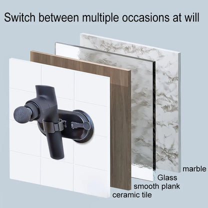 Massage Gun Bracket with Double Suction Cups by HitMyNeed