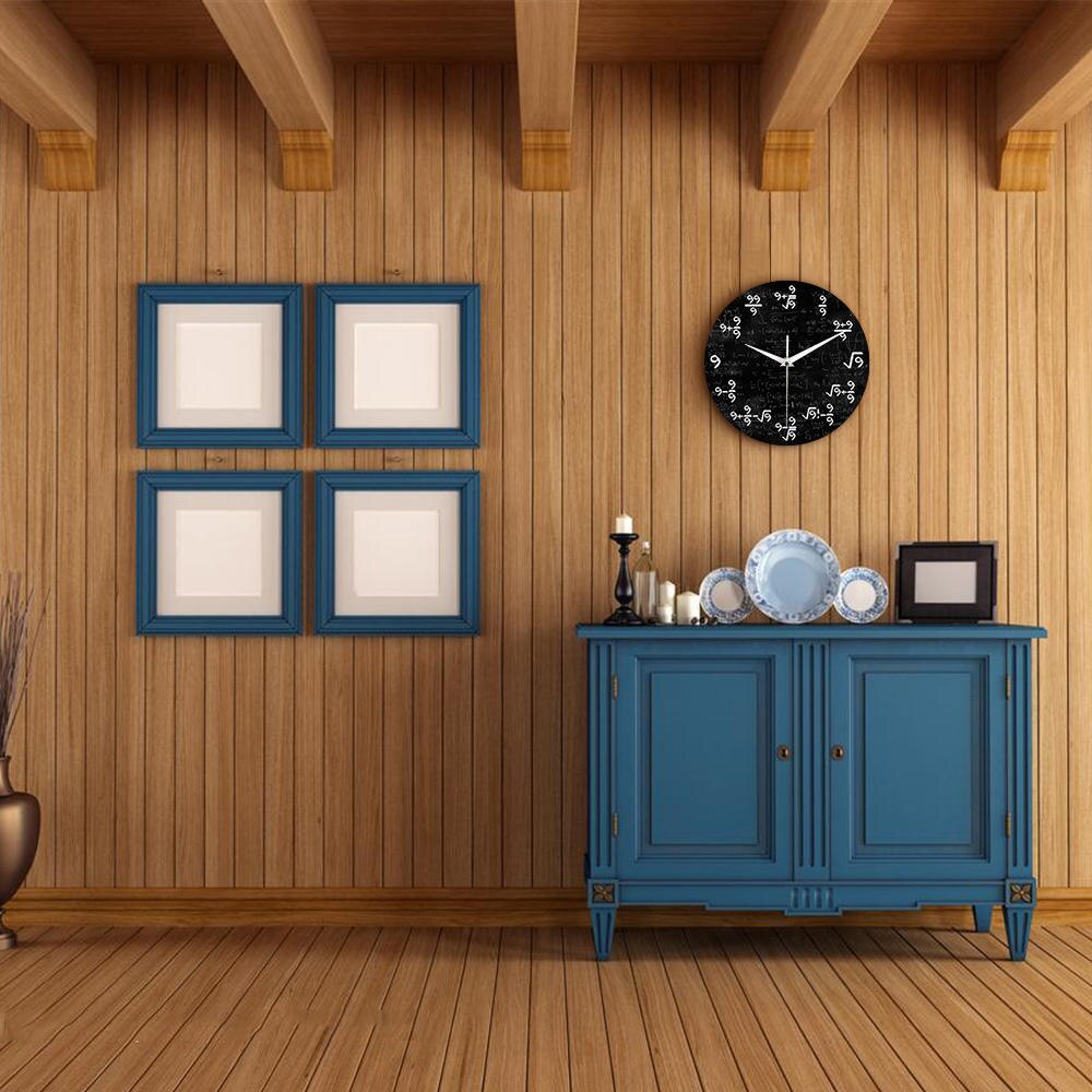 Math Equations Wall Clock for Learning & Décor by HitMyNeed