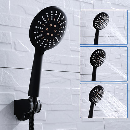 Matte Black 3-Function Handheld Shower Head Set by HitMyNeed