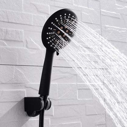 Matte Black 3-Function Handheld Shower Head Set by HitMyNeed