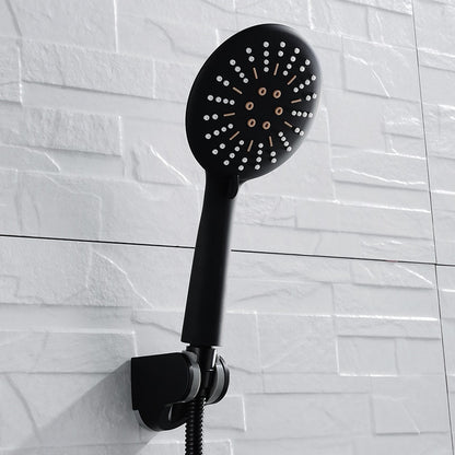 Matte Black 3-Function Handheld Shower Head Set by HitMyNeed