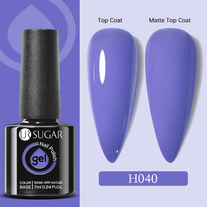 Matte Klein Blue Gel Nail Polish 7ml Soak Off urh040 by HitMyNeed