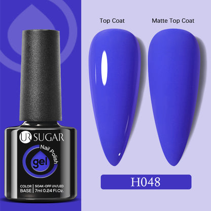 Matte Klein Blue Gel Nail Polish 7ml Soak Off urh048 by HitMyNeed