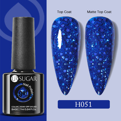 Matte Klein Blue Gel Nail Polish 7ml Soak Off urh051 by HitMyNeed