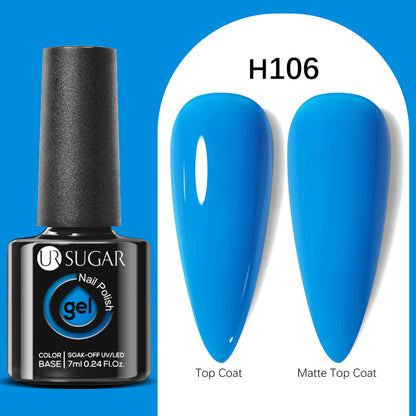 Matte Klein Blue Gel Nail Polish 7ml Soak Off urh106 by HitMyNeed