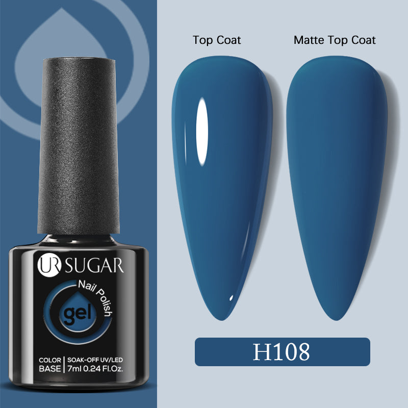 Matte Klein Blue Gel Nail Polish 7ml Soak Off urh108 by HitMyNeed