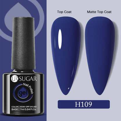 Matte Klein Blue Gel Nail Polish 7ml Soak Off urh109 by HitMyNeed