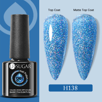 Matte Klein Blue Gel Nail Polish 7ml Soak Off urh138 by HitMyNeed