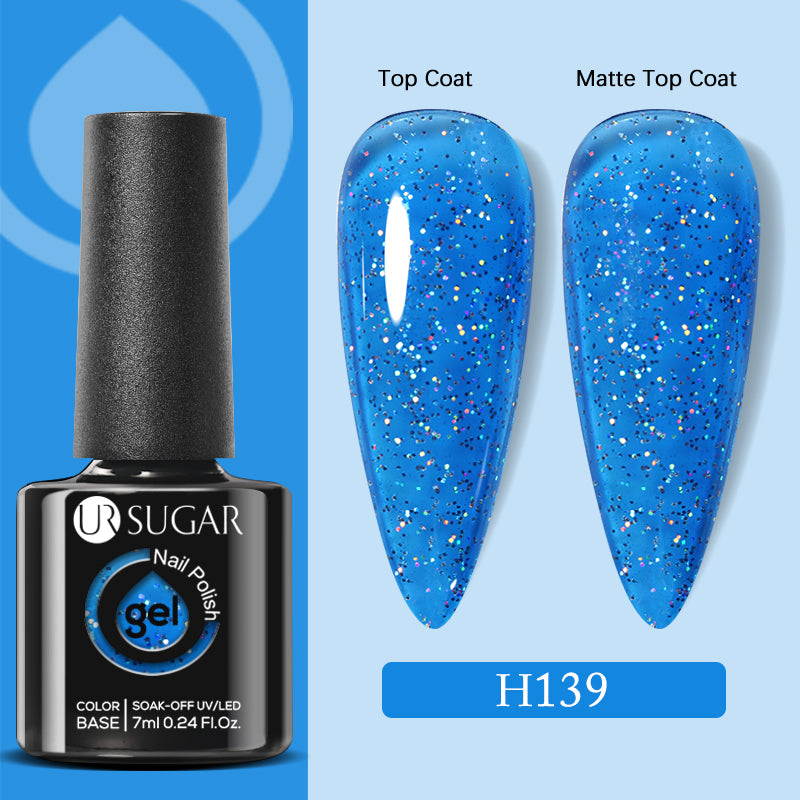 Matte Klein Blue Gel Nail Polish 7ml Soak Off urh139 by HitMyNeed