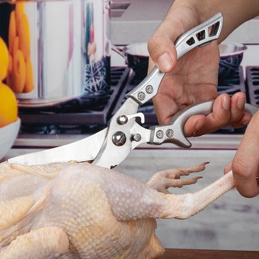 Meat Cutting Scissors with Fish Scale Scraper by HitMyNeed