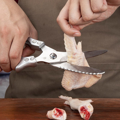 Meat Cutting Scissors with Fish Scale Scraper by HitMyNeed