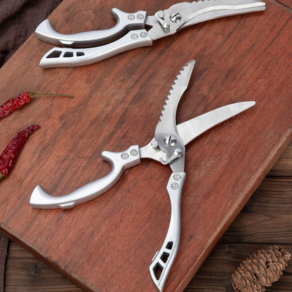Meat Cutting Scissors with Fish Scale Scraper by HitMyNeed