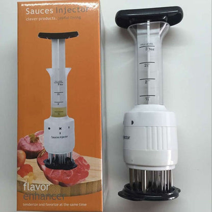 Meat Tenderizer Hammer with Built‑In Marinade Injector by HitMyNeed