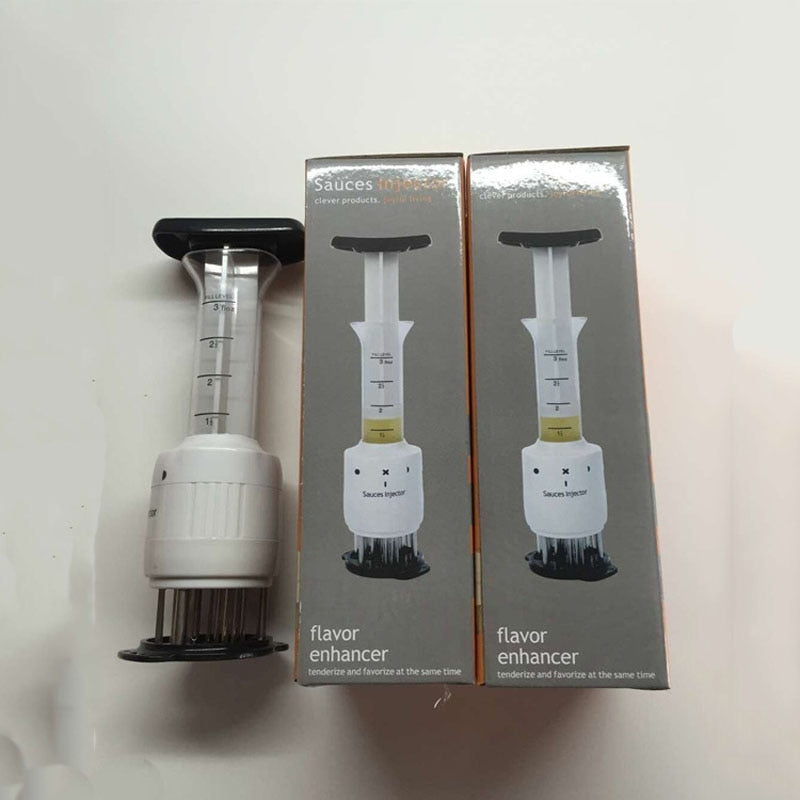 Meat Tenderizer Hammer with Built‑In Marinade Injector by HitMyNeed
