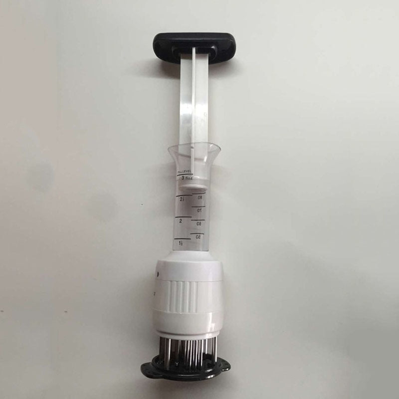 Meat Tenderizer Hammer with Built‑In Marinade Injector by HitMyNeed