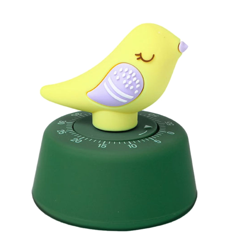 Mechanical Bird Kitchen Timer, 60-Minute Dial by HitMyNeed