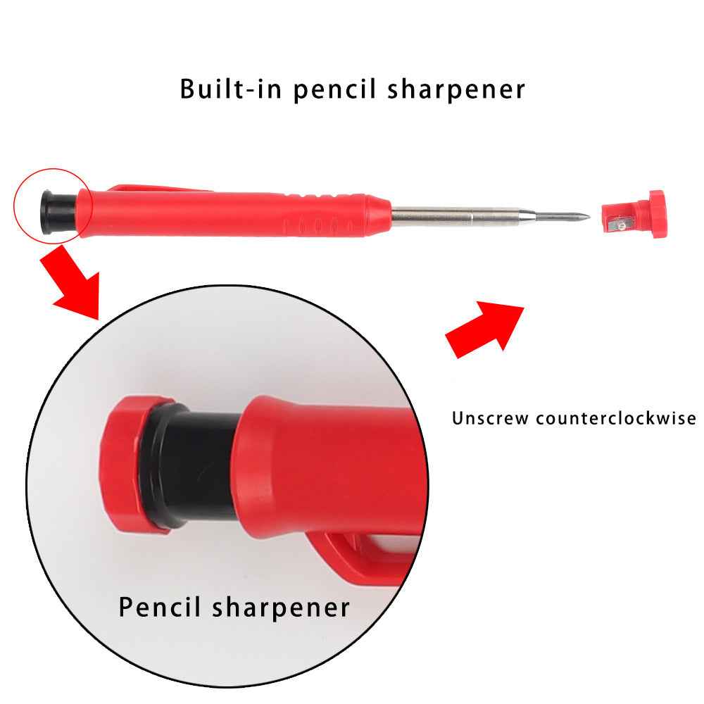 Mechanical Carpenter Pencil for Woodworking by HitMyNeed