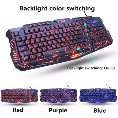 Mechanical Gaming Keyboard and Mouse Combo by HitMyNeed