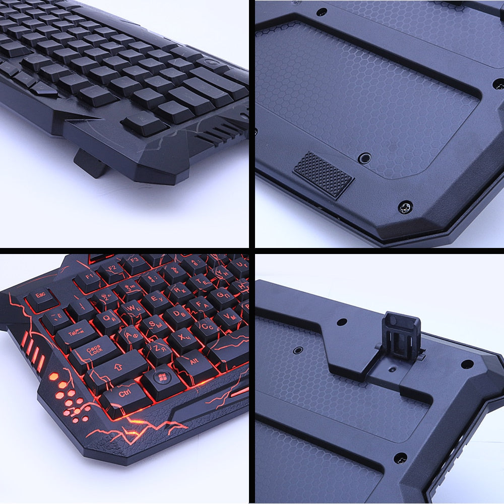 Mechanical Gaming Keyboard and Mouse Combo by HitMyNeed