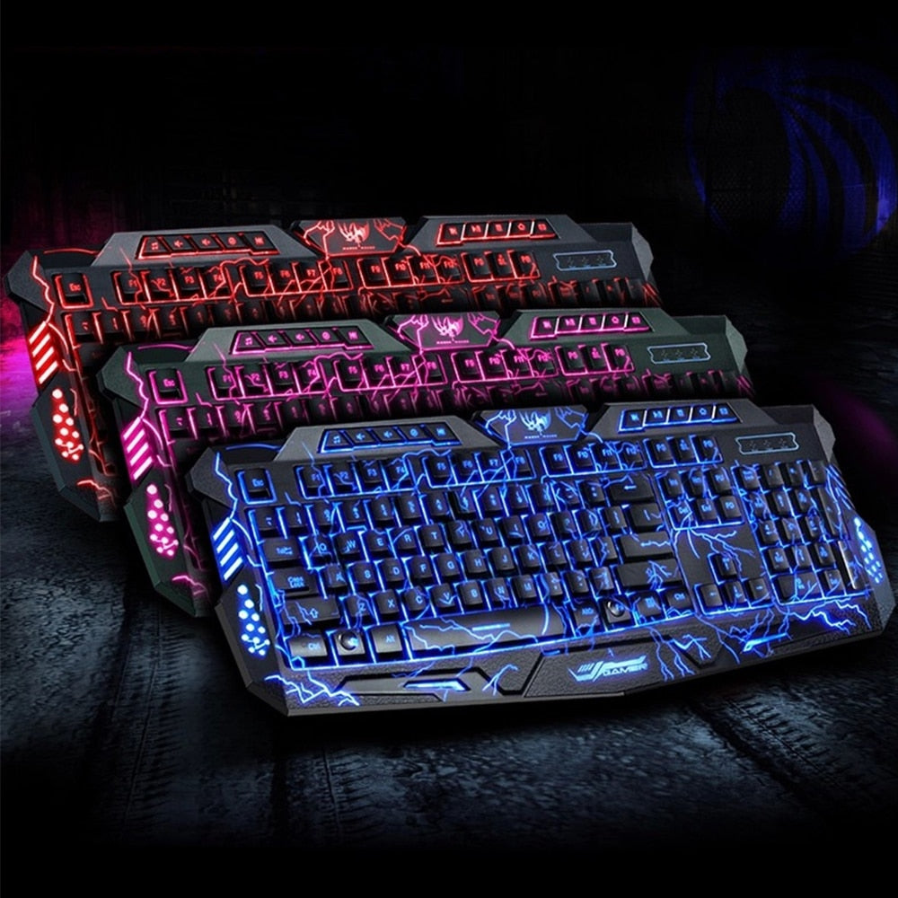 Mechanical Gaming Keyboard and Mouse Combo by HitMyNeed