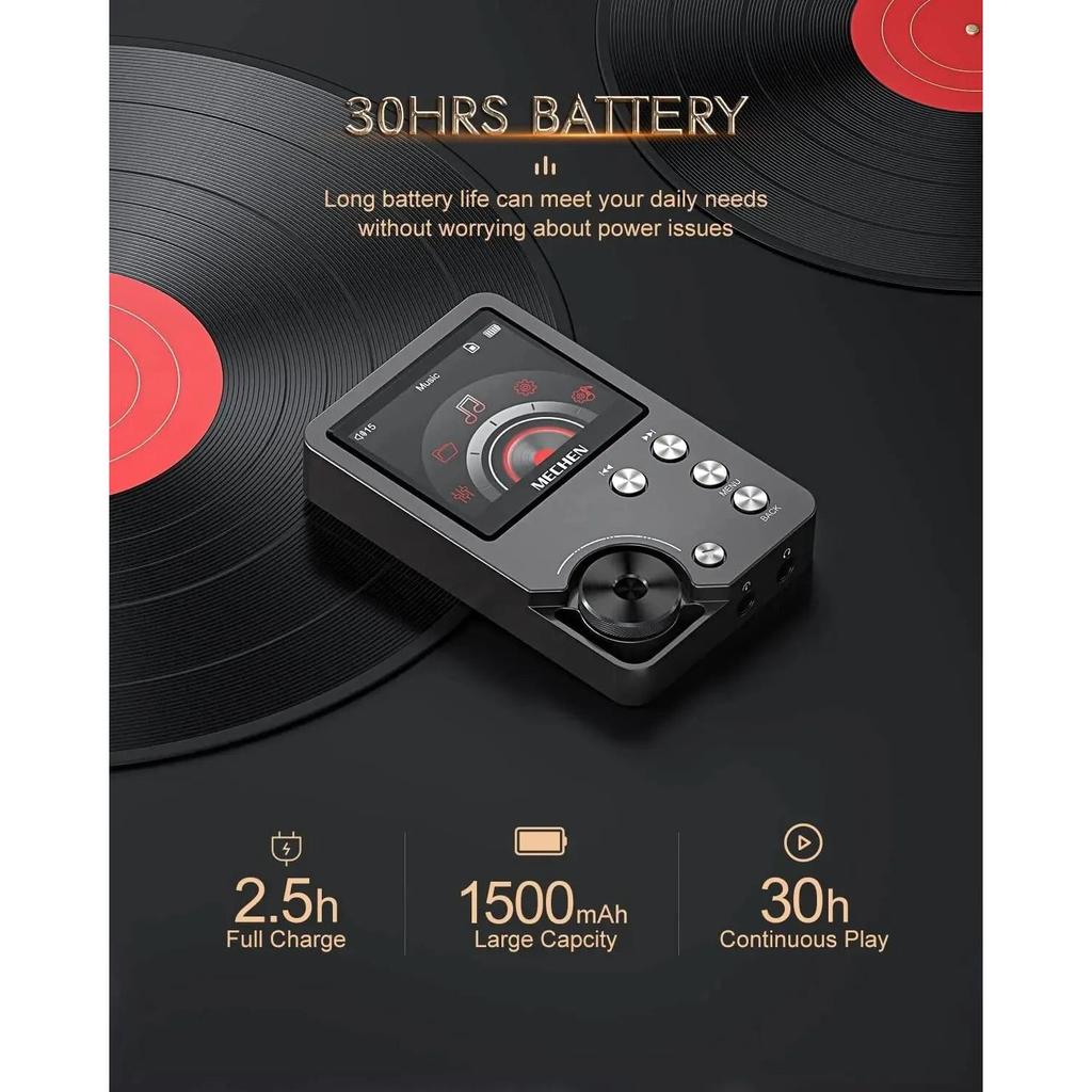 MECHEN M30 HiFi Lossless MP3 Player with 64GB Card by HitMyNeed