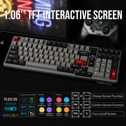 MechLands Vibe99 1800 Layout Tri-Mode Mechanical Keyboard by HitMyNeed