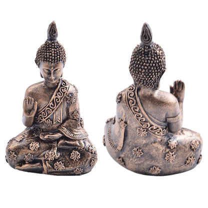 Meditating Buddha Garden Statue Home Decor 12cm by HitMyNeed