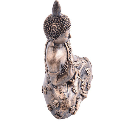 Meditating Buddha Garden Statue Home Decor 12cm by HitMyNeed