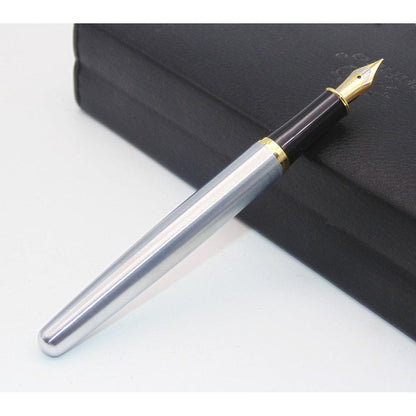 Medium Nib Stainless Steel Fountain Pen by HitMyNeed
