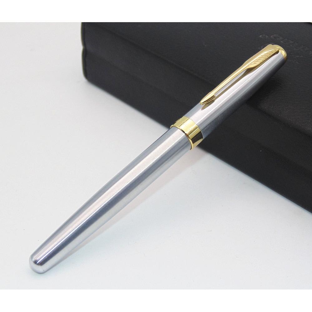 Medium Nib Stainless Steel Fountain Pen by HitMyNeed