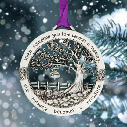 Memorial Christmas Tree Ornament for Loved Ones by HitMyNeed