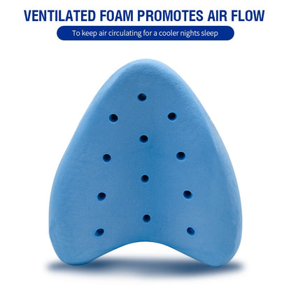Memory Foam Contour Knee Pillow for Side Sleepers by HitMyNeed