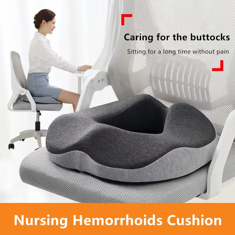 Memory Foam Donut Pillow for Hemorrhoid Relief by HitMyNeed