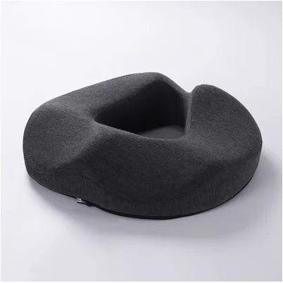 Memory Foam Donut Pillow for Hemorrhoid Relief dark-grey by HitMyNeed