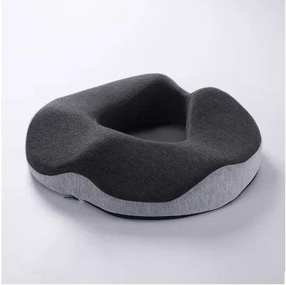 Memory Foam Donut Pillow for Hemorrhoid Relief dark-with-grey by HitMyNeed