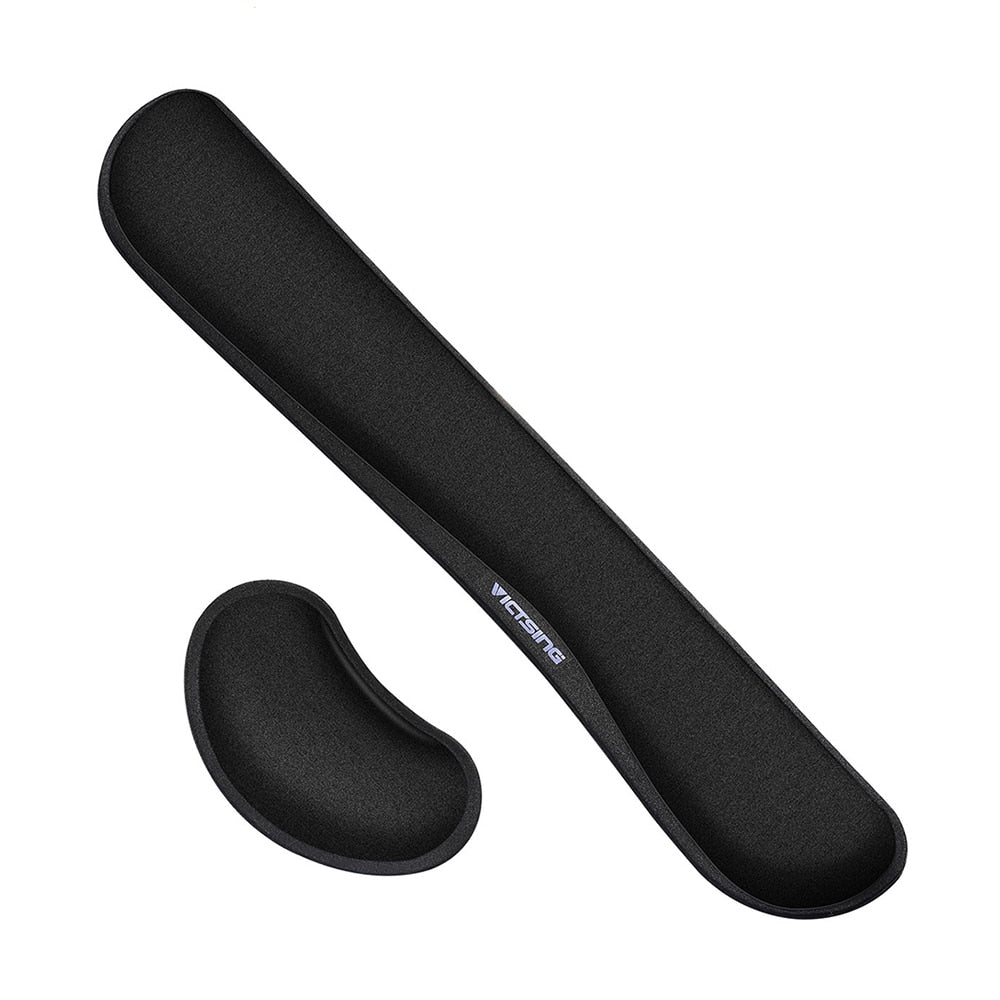 Memory Foam Keyboard and Mouse Wrist Rest Set by HitMyNeed