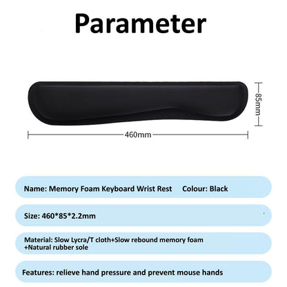 Memory Foam Keyboard Wrist Rest Pad by HitMyNeed