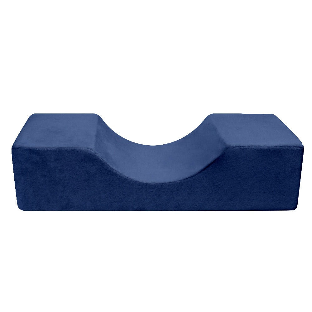 Memory Foam Lash Pillow for Eyelash Extensions blue-leather by HitMyNeed