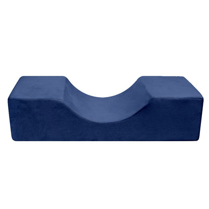 Memory Foam Lash Pillow for Eyelash Extensions blue-leather by HitMyNeed