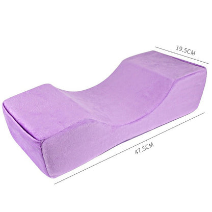Memory Foam Lash Pillow for Eyelash Extensions purple-flannel by HitMyNeed