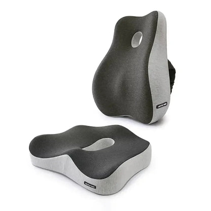 Memory Foam Lumbar & Seat Cushion Set by HitMyNeed