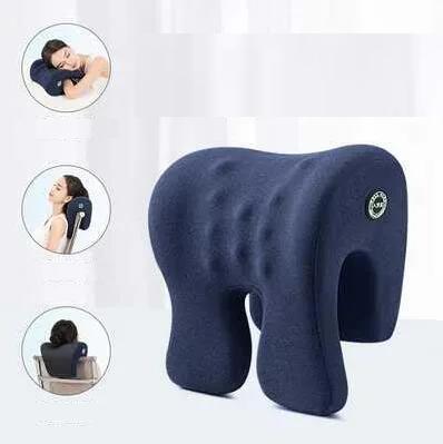 Memory Foam Neck Support Nap Pillow for Desk & Travel by HitMyNeed