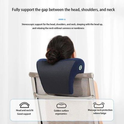 Memory Foam Neck Support Nap Pillow for Desk & Travel by HitMyNeed