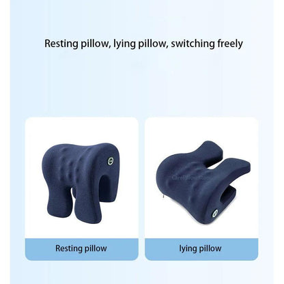 Memory Foam Neck Support Nap Pillow for Desk & Travel by HitMyNeed
