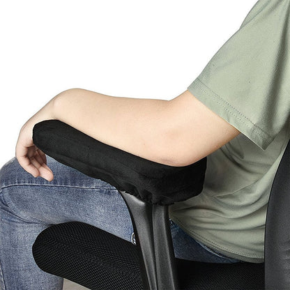 Memory Foam Office Chair Armrest Cushions (2 Pack) by HitMyNeed