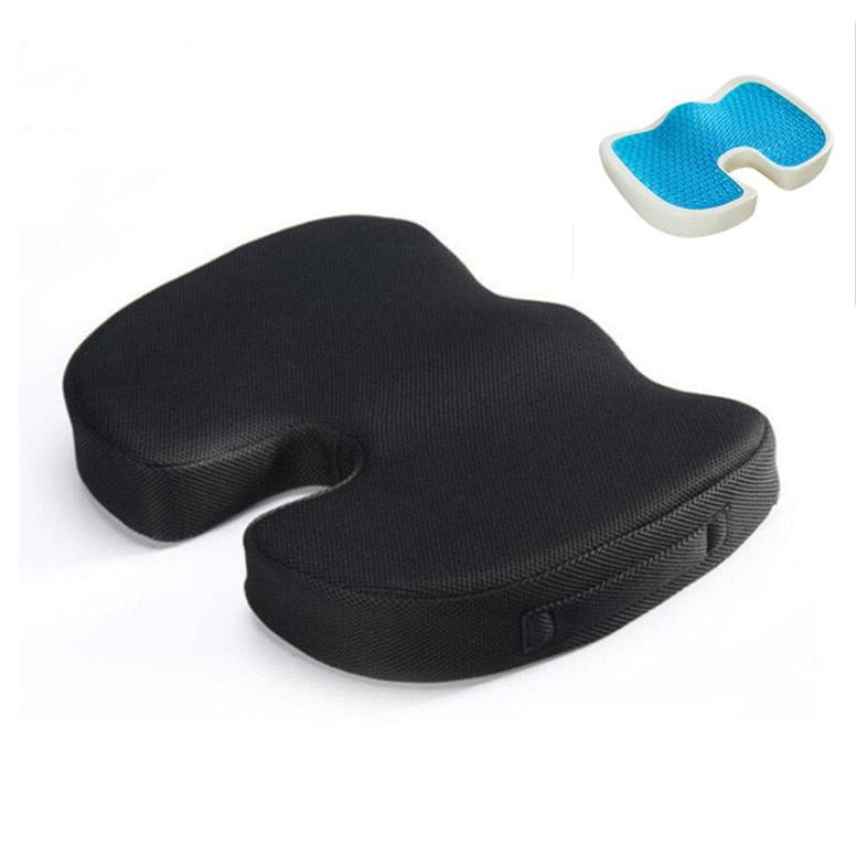 Memory Foam Seat Cushion with Cooling Gel Layer by HitMyNeed