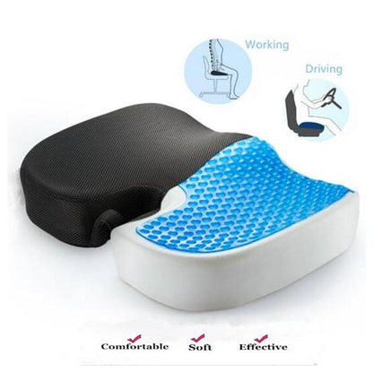 Memory Foam Seat Cushion with Cooling Gel Layer by HitMyNeed