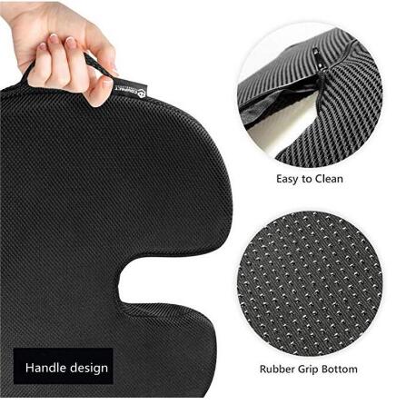 Memory Foam Seat Cushion with Cooling Gel Layer by HitMyNeed
