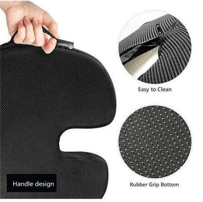 Memory Foam Seat Cushion with Cooling Gel Layer by HitMyNeed