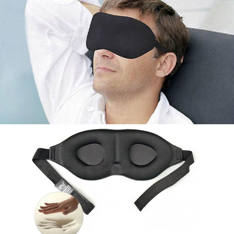 Memory Foam Sleeping Eye Mask with Light Block by HitMyNeed